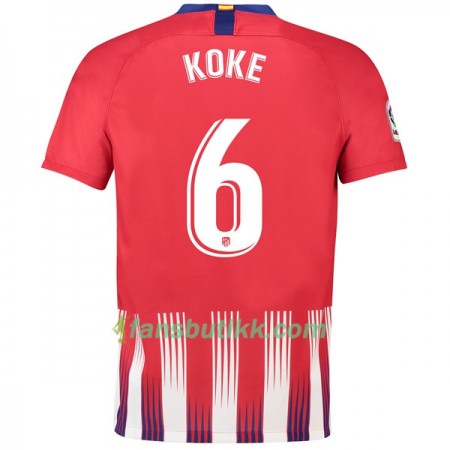Fotballdrakt Atlético Madrid Koke 6 Hjemmetrøye 2018-2019 Kortermet